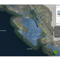 A series of maps for the Adapting to Rising Tides Project & Report.