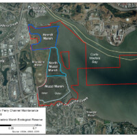 Map of Corte Madera Creek Marshlands
